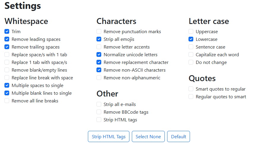 text-cleaner